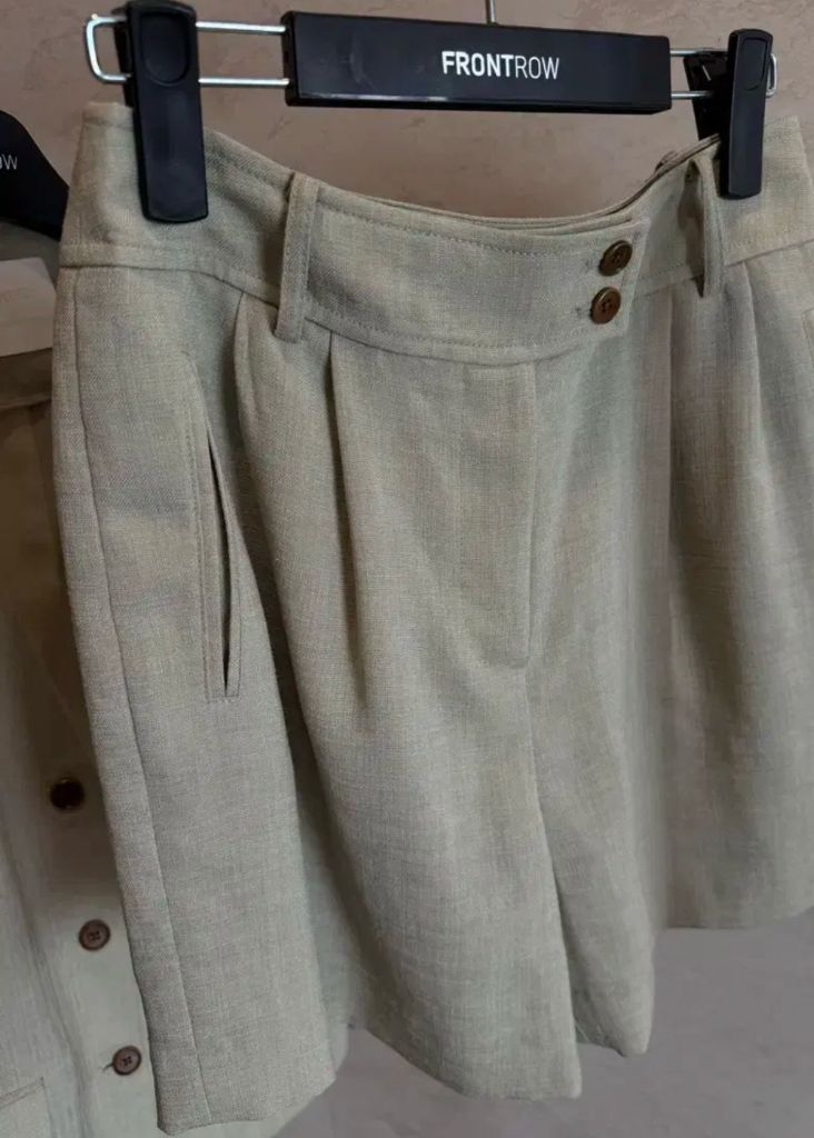 프론트로우 드라마 수트 셋업(자켓 반바지 + 린넨 긴바지 새상품) 전부 포함가--4