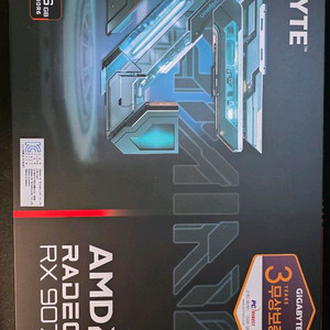 GIGABYTE 라데온 RX 9070 XT GAMING OC D6 16GB 피씨디렉트 새제품 이미지