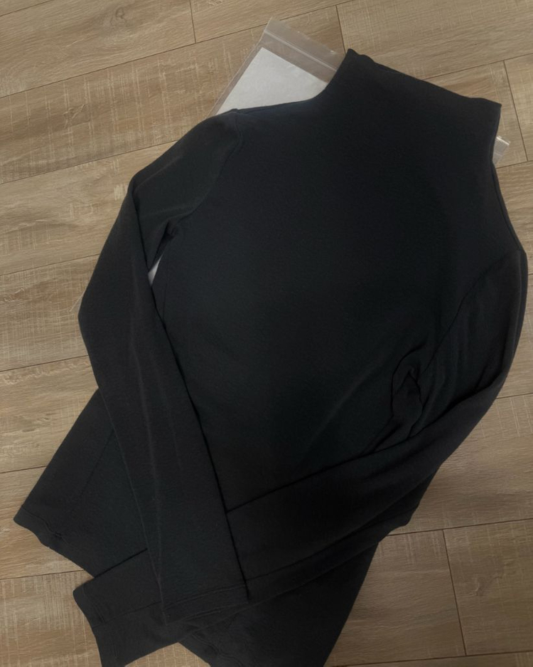 엘에프엠 lfm soft turtle long sleeve 소프트 터틀넥 charcoal 차콜--2