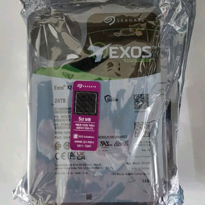 SEAGATE EXOS 24TB HDD 씨게이트 하드디스크 SAS/7200RPM 미개봉