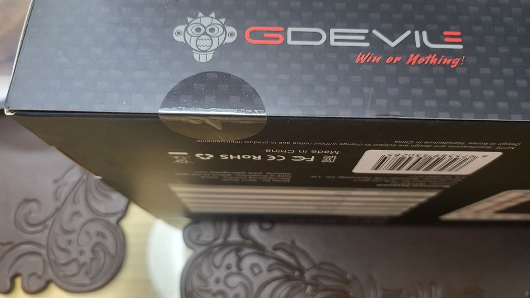 [GDEVIL] G917 SUD 블랙 갈축 팝니다.(택포) 이미지