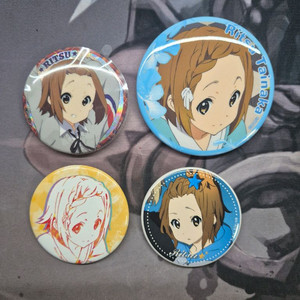 케이온! 리츠 캔뱃지 4종