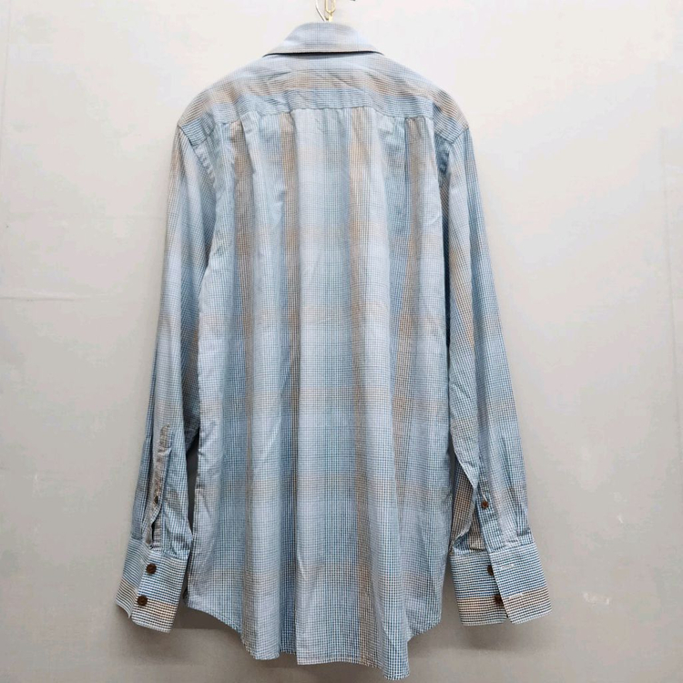겐조옴므 깅엄체크 셔츠 37(M) 남여공용--3