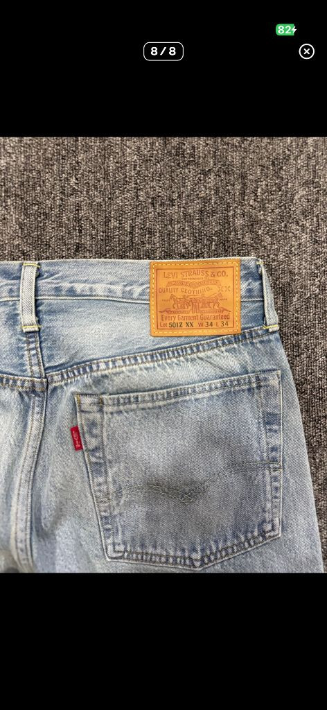 리바이스 lvc 1955 501 블랙잭 구합니다. 55501--4