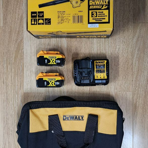 새제품/디월트 20V 무선 송풍기 DCE100N 세트 이미지