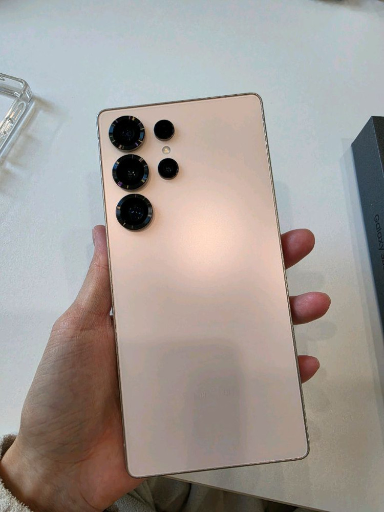 갤럭시S25울트라 1테라 자급제 티타늄핑크골드--1