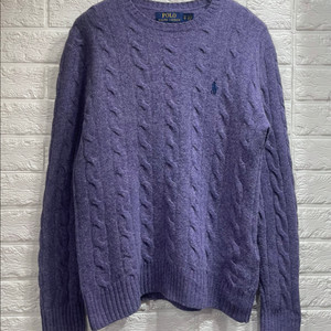 정품 폴로랄프로렌 케이블니트 XS 울100꽈배기니트:)