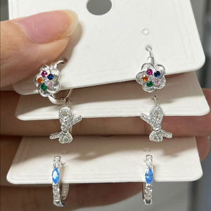 실버925 은 반지 귀걸이 이미지