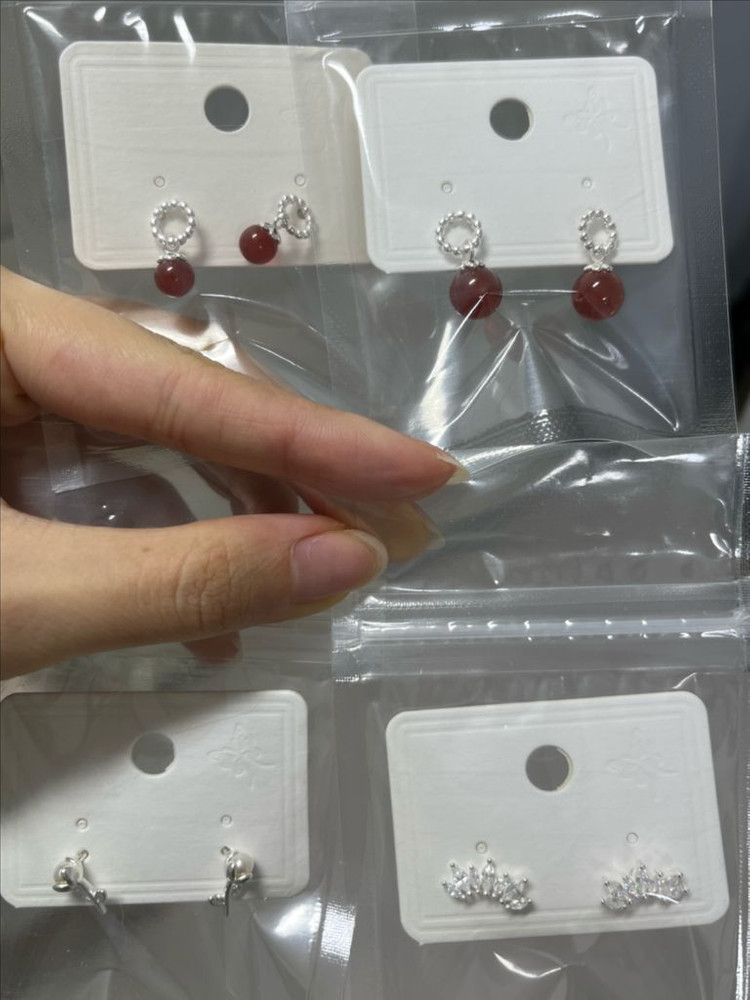 실버925 은 반지 귀걸이 이미지