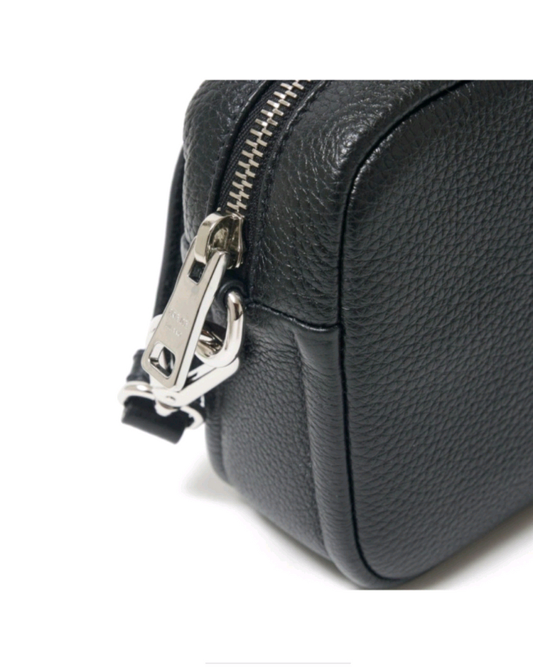 프라다 바텔로 다리노 스몰 가죽 카메라백. 은장--6