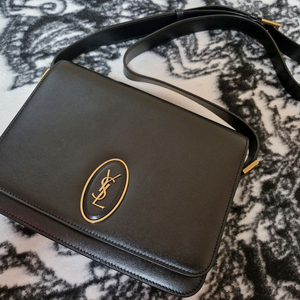 생로랑 LE61 숄더겸크로스백 블랙 미듐