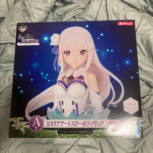 제일복권 리제로 A상 흉상 에밀리아 피규어 이미지