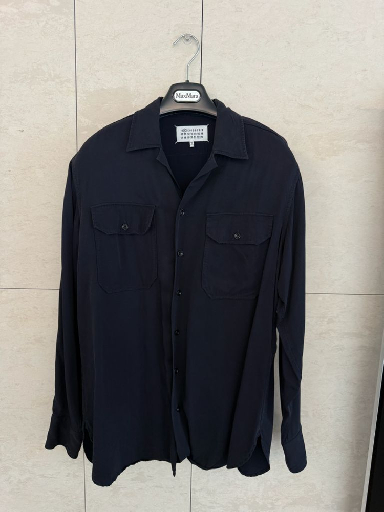 마르지엘라 블랙 셔츠 Maison Margiela 38--1