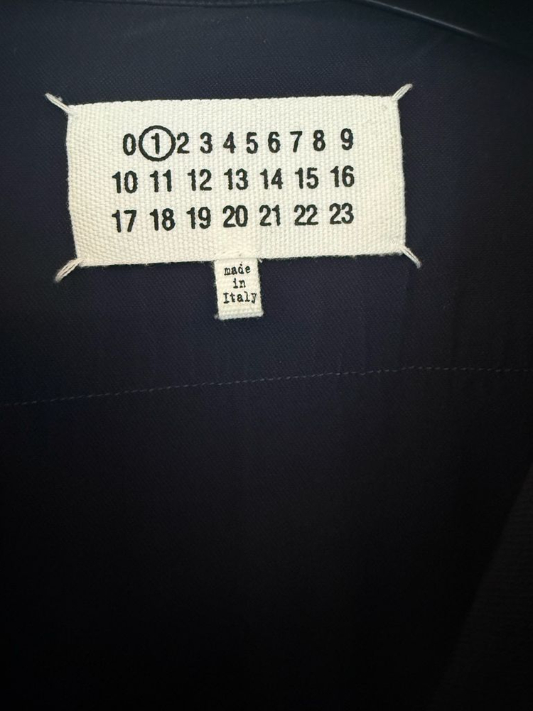 마르지엘라 블랙 셔츠 Maison Margiela 38--2