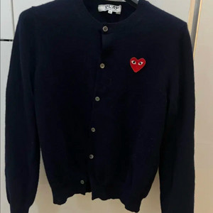 24fw 꼼데가르송 여성네이비가디건 L