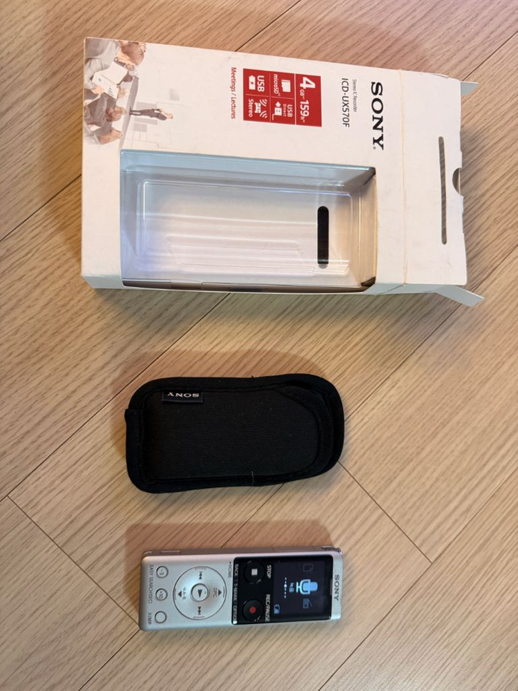 소니 녹음기 ICD-UX570F 택포 이미지
