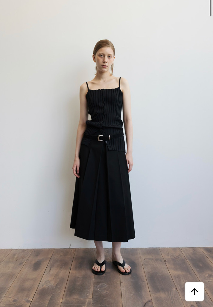 le17septembre 르917 le917 katie pleats skirt 케이티 플리츠 스커트 블랙 36--6