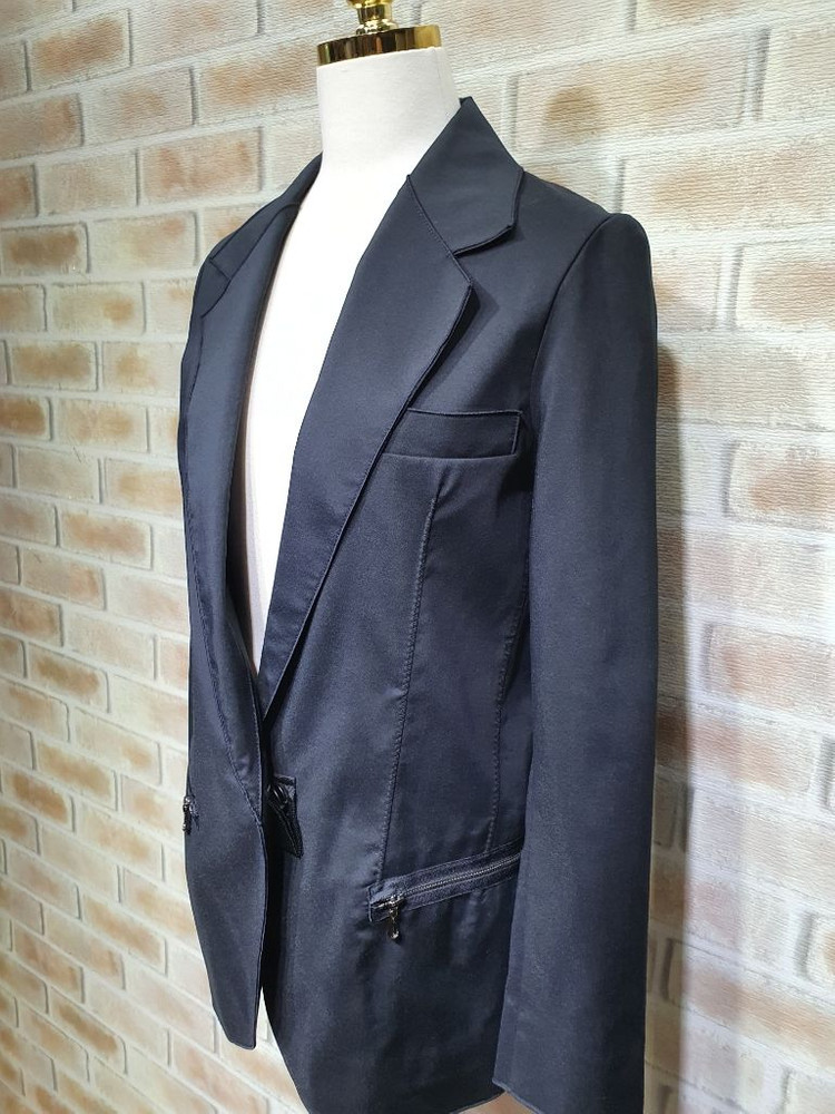 택부착 타시뉴욕 342,000원 블랙 스티치 자켓 66--7