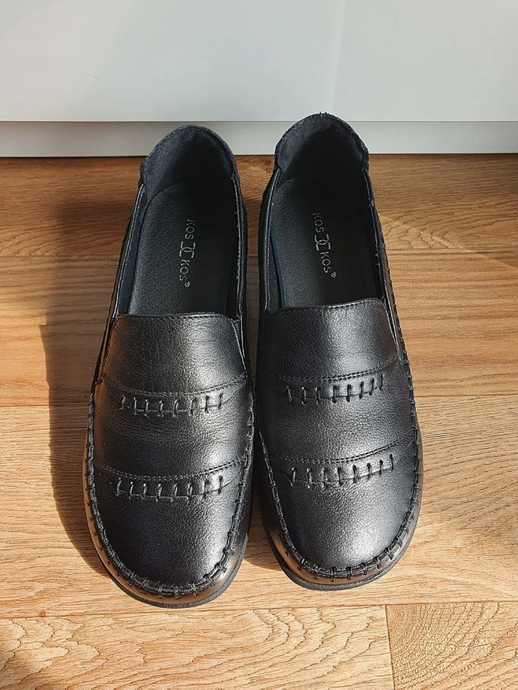 여성단화 #엄마신발 #편한신발 #235사이즈 #블랙단화 이미지