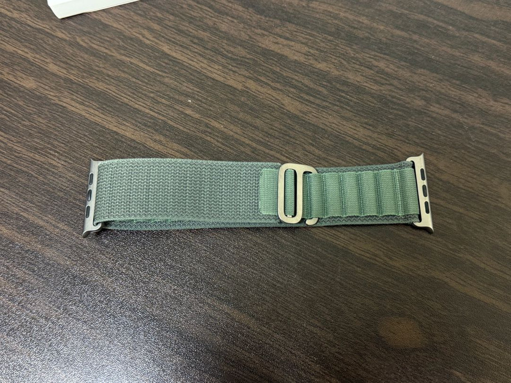 애플워치 울트라 44/45/46/49mm 알파인루프 M 그린A급 풀박 판매--1