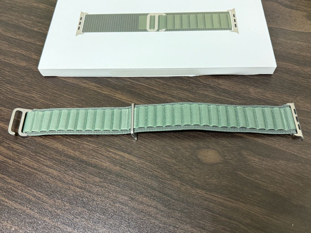 애플워치 울트라 44/45/46/49mm 알파인루프 M 그린A급 풀박 판매--2