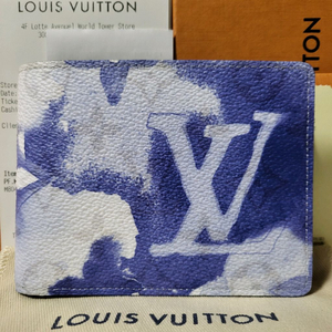 [한정판/새상품] 루이비통 워터컬러 멀티플 반지갑