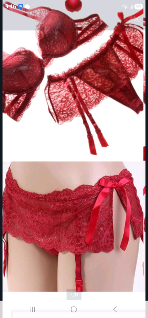 2종*펜트하우스 란제리 가터벨트 티팬티 일체형,망사스타킹 이미지