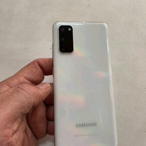 갤럭시 S20화이트 무잔상 S급