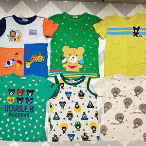 미키하우스 120 남아 반팔티 6장 일괄