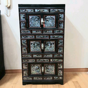 자개장식장 자개애기삼층장