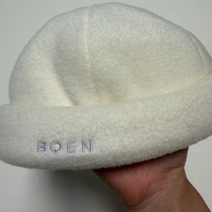 샵보엔 플리스햇 아이보리 이미지