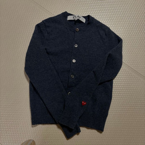 꼼데가르송 블루네이비 가디건 XXS 매장정품