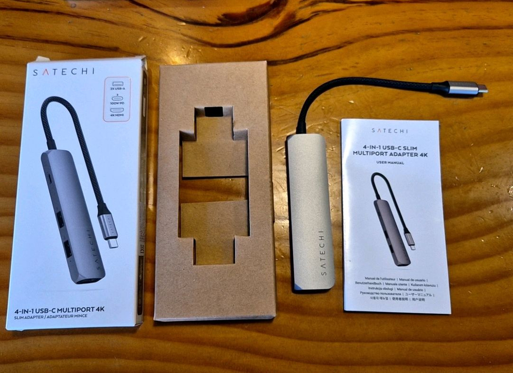 사테치 USB-C 4in1 멀티포트 허브--2