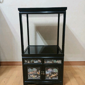 자개사방탁자 자개장식장