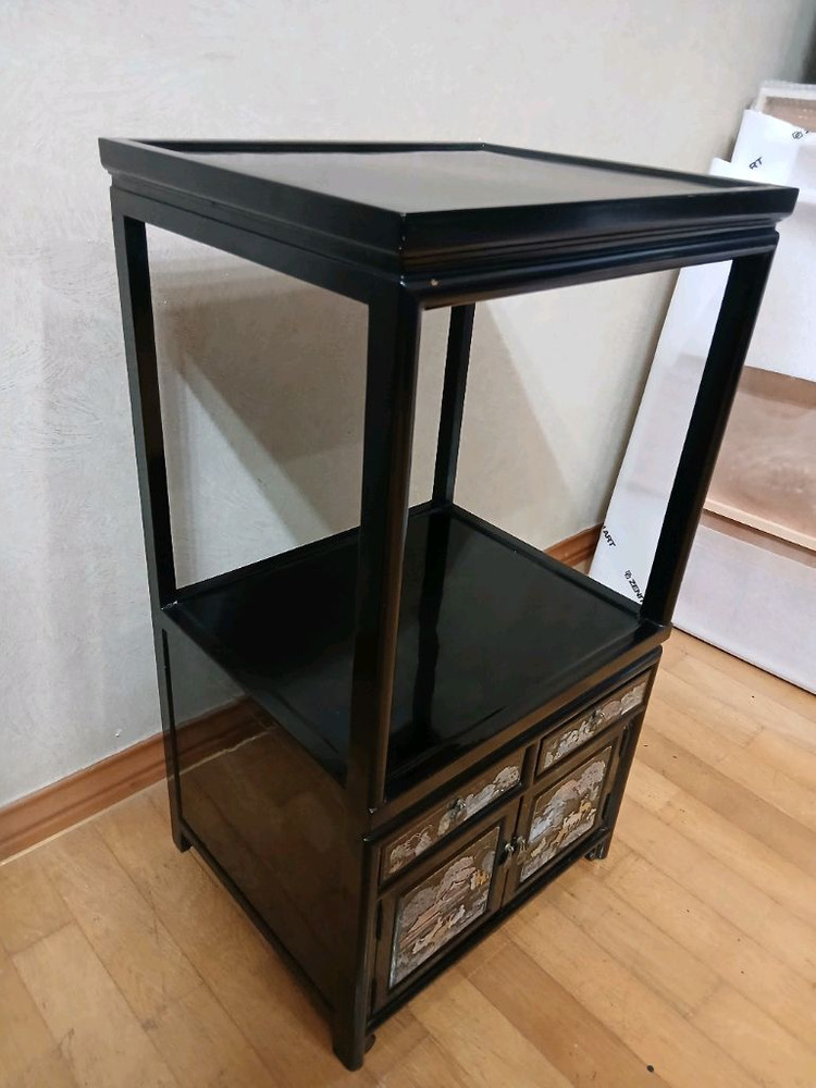 자개사방탁자 자개장식장 이미지