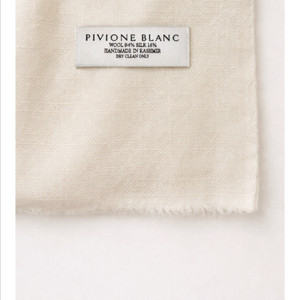 (포장새상품) 피오니블랑 크림 울실크 머플러