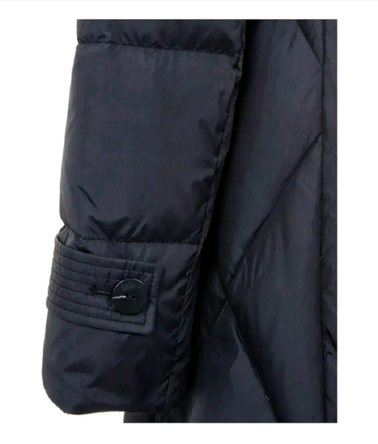 [새상품]보브(VOV) 구스다운 폭스퍼 트렌치 패딩코트 이미지