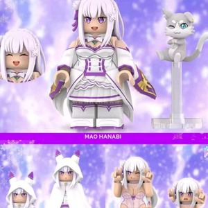 레고 커스텀 리제로 에밀리아 3피규어 이미지