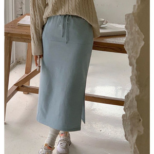 공구우먼 H라인 면 스커트 여름 치마 667788사이즈 이미지