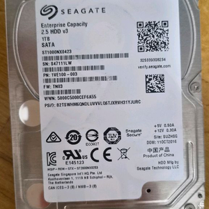 1TB 1테라 HDD 하드디스크 135시간 데스크탑 고급형 2.5인치