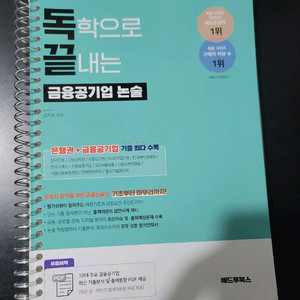 독학으로 끝내는 금융공기업 논술