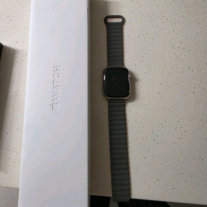 애플워치8 45mm 실버 스테인리스 스틸 셀룰러 이미지