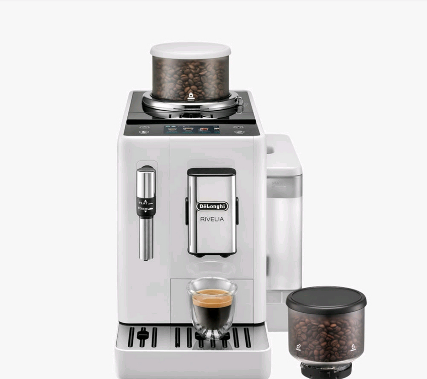 드롱기 전자동 커피머신 KREXAM 440.35.W 리벨리아 화이트 국내정식 팝니다.--1