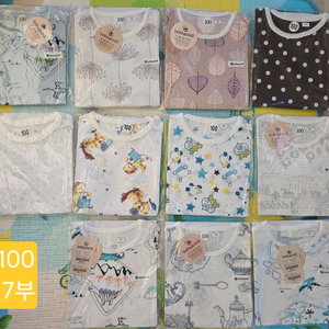 100. 아동 여름내복 새상품 (4만원이상 무배)