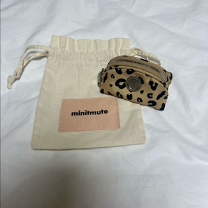 미닛뮤트 클로 파우치 키링 레오파드
