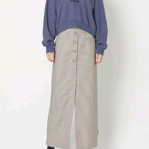 럭키슈에뜨 러플 롱스커트36