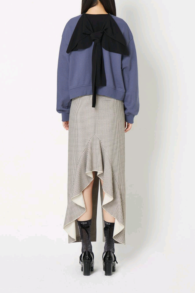 럭키슈에뜨 러플 롱스커트36--2