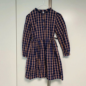 여아 컬리수 브랜드 통기성 좋은 체크 원피스 140 사이즈