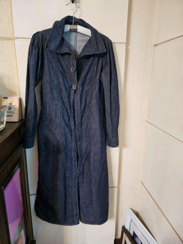 타임 롱 청 데님 원피스 이미지