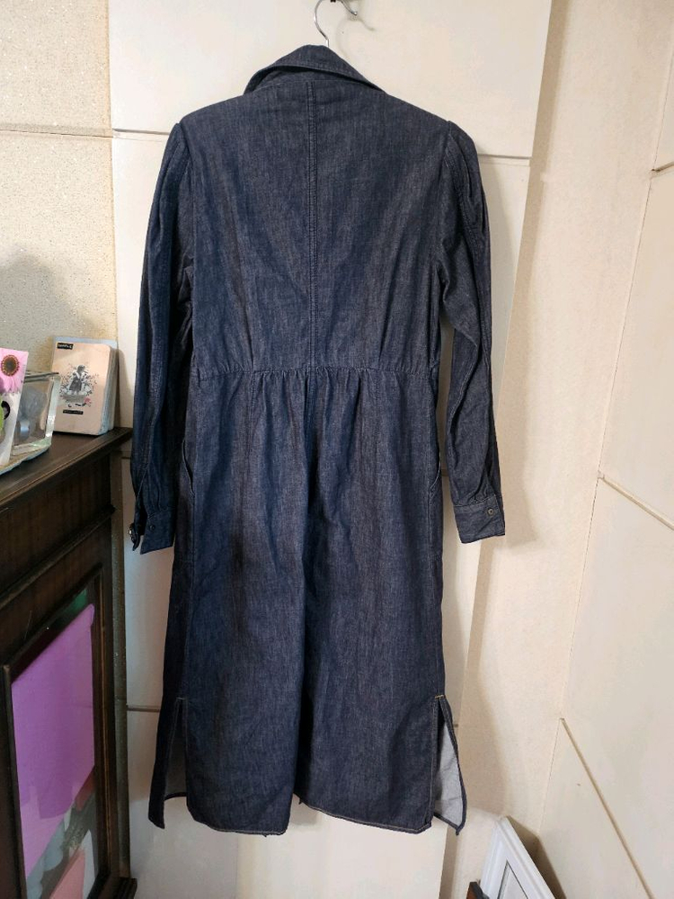 타임 롱 청 데님 원피스 이미지